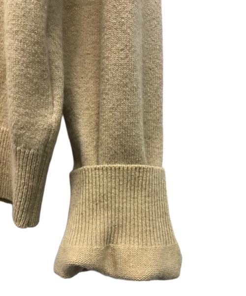 PLAY COMME des GARCONS（プレイコムデギャルソン）PLAY COMME des GARCONS (プレイコムデギャルソン) ブラックハート ウールカーディガン ベージュ サイズ:Mの古着・服飾アイテム