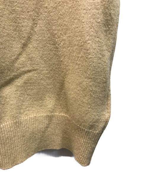 PLAY COMME des GARCONS（プレイコムデギャルソン）PLAY COMME des GARCONS (プレイコムデギャルソン) ブラックハート ウールカーディガン ベージュ サイズ:Mの古着・服飾アイテム