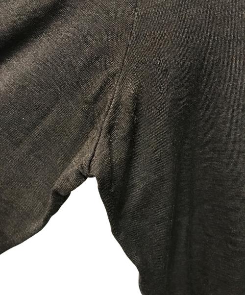 HERMES（エルメス）HERMES (エルメス) シルクジャージクルーネックロングスリーブカットソー　マルジェラ期 ブラウン サイズ:SIZE 40の古着・服飾アイテム