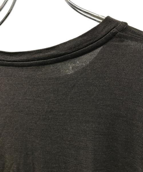 HERMES（エルメス）HERMES (エルメス) シルクジャージクルーネックロングスリーブカットソー　マルジェラ期 ブラウン サイズ:SIZE 40の古着・服飾アイテム