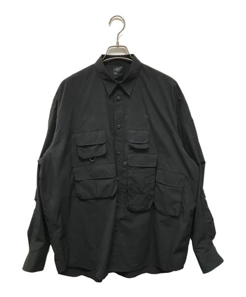 DAIWA PIER39（ダイワ ピア39）DAIWA PIER39 (ダイワ ピア39) TECH ANGLER'S SHIRTS L/S（テック アングラーズ シャツ ロングスリーブ） ブラック サイズ:Mの古着・服飾アイテム