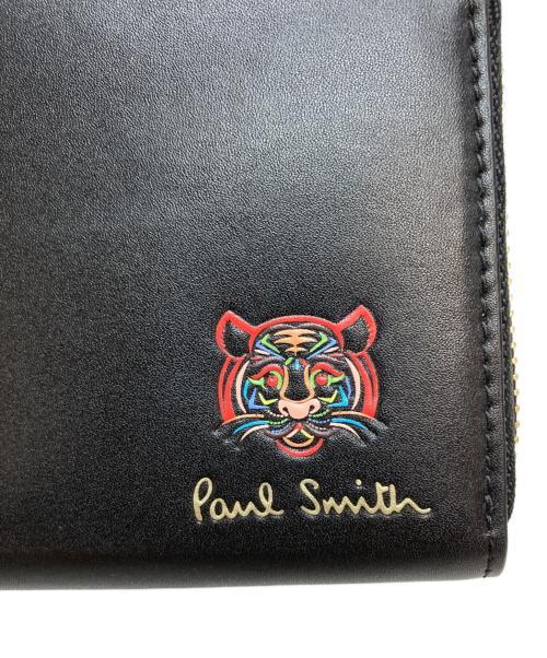 PAUL SMITH（ポールスミス）PAUL SMITH (ポールスミス) ラウンドファスナー長財布 タイガー 本革の古着・服飾アイテム