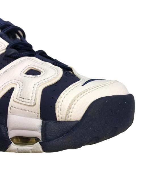 NIKE（ナイキ）NIKE (ナイキ) AIR MORE UPTEMPO '96 OLYMPIC（エアー・モア・アップテンポ・ナインティシックス・オリンピック） ホワイト×ネイビー サイズ:26.5cmの古着・服飾アイテム
