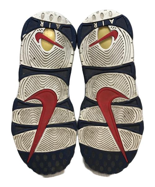 NIKE（ナイキ）NIKE (ナイキ) AIR MORE UPTEMPO '96 OLYMPIC（エアー・モア・アップテンポ・ナインティシックス・オリンピック） ホワイト×ネイビー サイズ:26.5cmの古着・服飾アイテム