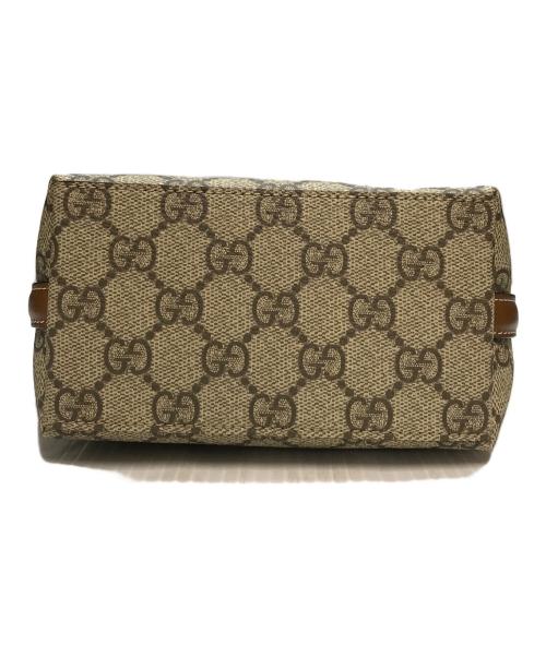 GUCCI（グッチ）GUCCI (グッチ) 〔GGエンブレム〕ナノ バケットバッグ イタリア製 ベージュの古着・服飾アイテム