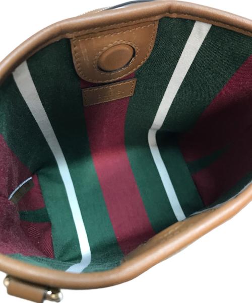 GUCCI（グッチ）GUCCI (グッチ) 〔GGエンブレム〕ナノ バケットバッグ イタリア製 ベージュの古着・服飾アイテム