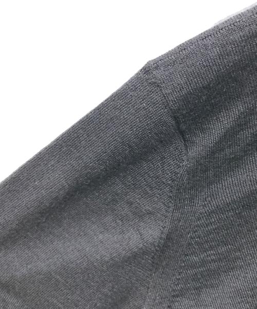 CHANEL（シャネル）CHANEL (シャネル) 裾ココマークカシミヤシルク半袖ニット ブラック サイズ:SIZE 42の古着・服飾アイテム