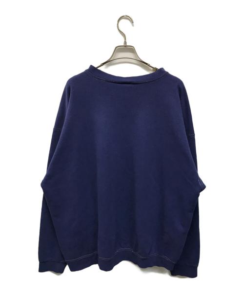 NIKE（ナイキ）NIKE (ナイキ) プリントスウェット センタースウォッシュ USA製 ネイビー サイズ:XLの古着・服飾アイテム