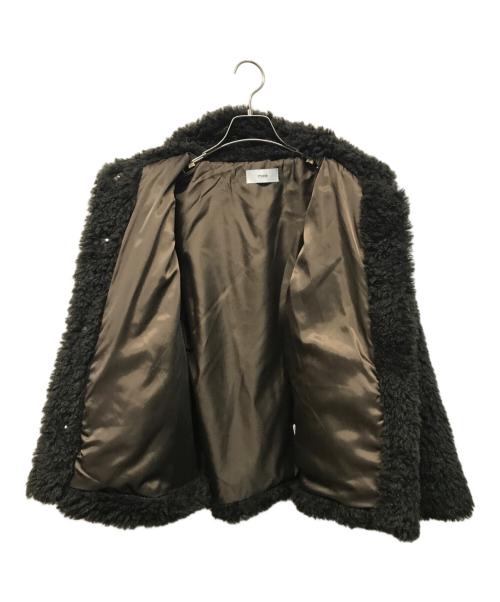 mare（マレ）mare (マレ) ボアコート ブラウン サイズ:SIZE FREEの古着・服飾アイテム