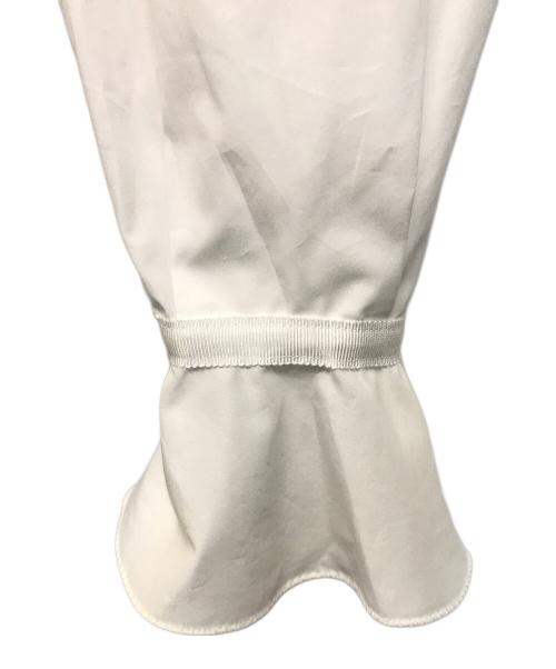 DRAWER（ドゥロワー）Drawer (ドゥロワー) CAPSULE フリルカラーブラウス 日本製 ホワイト サイズ:SIZE 38の古着・服飾アイテム