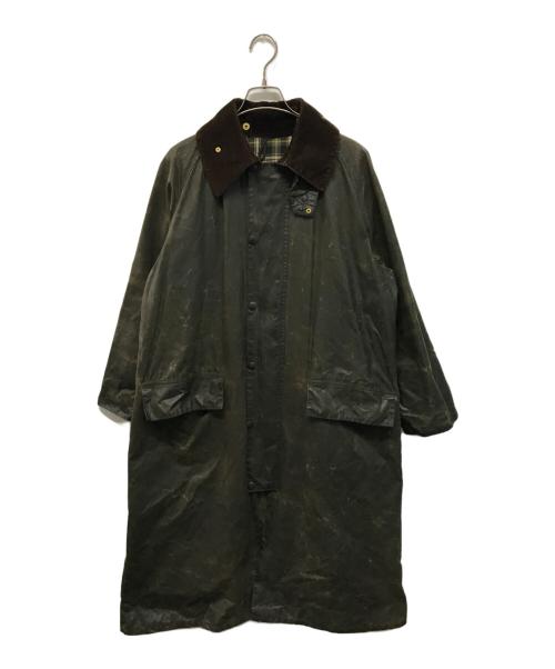 Barbour（バブアー）Barbour (バブアー) 80'Sバーレー  オイルドコート ジャケット 英国製 2ワラント オリーブ/セージ サイズ:SIZE 40の古着・服飾アイテム