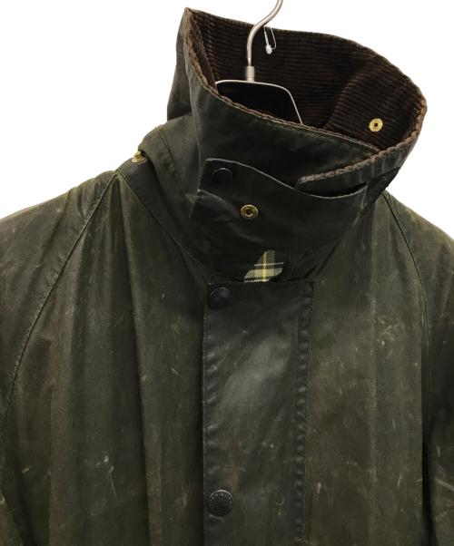 Barbour（バブアー）Barbour (バブアー) 80'Sバーレー  オイルドコート ジャケット 英国製 2ワラント オリーブ/セージ サイズ:SIZE 40の古着・服飾アイテム