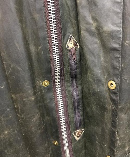 Barbour（バブアー）Barbour (バブアー) 80'Sバーレー  オイルドコート ジャケット 英国製 2ワラント オリーブ/セージ サイズ:SIZE 40の古着・服飾アイテム