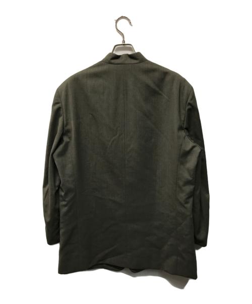 ISSEY MIYAKE（イッセイミヤケ）ISSEY MIYAKE (イッセイミヤケ) 90’Sセットアップマオカラー セットアップ  スタンドカラー グレー サイズ:ジャケットM/パンツSの古着・服飾アイテム