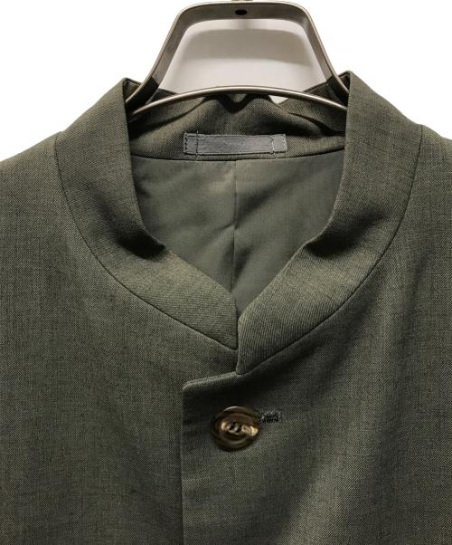 ISSEY MIYAKE（イッセイミヤケ）ISSEY MIYAKE (イッセイミヤケ) 90’Sセットアップマオカラー セットアップ  スタンドカラー グレー サイズ:ジャケットM/パンツSの古着・服飾アイテム