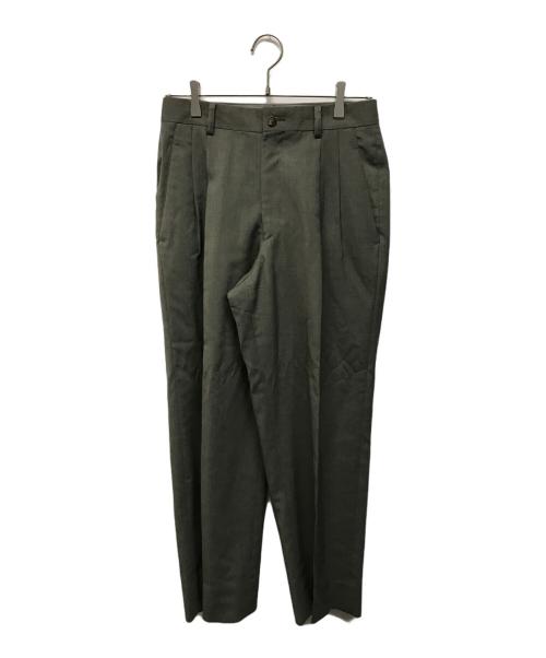 ISSEY MIYAKE（イッセイミヤケ）ISSEY MIYAKE (イッセイミヤケ) 90’Sセットアップマオカラー セットアップ  スタンドカラー グレー サイズ:ジャケットM/パンツSの古着・服飾アイテム