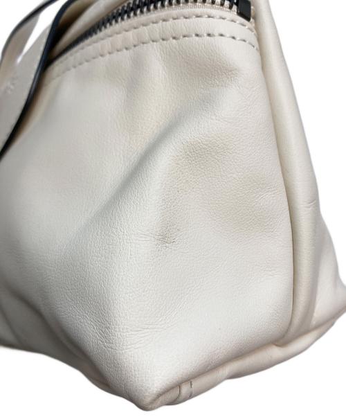LONGCHAMP（ロンシャン）LONGCHAMP (ロンシャン) LE PLIAGE EXTRA（ル プリアージュ エクストラ） レザーショルダーバッグ ホワイトの古着・服飾アイテム