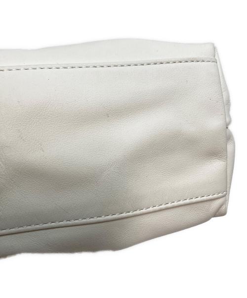 LONGCHAMP（ロンシャン）LONGCHAMP (ロンシャン) LE PLIAGE EXTRA（ル プリアージュ エクストラ） レザーショルダーバッグ ホワイトの古着・服飾アイテム