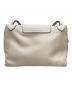 中古・古着 LONGCHAMP (ロンシャン) LE PLIAGE EXTRA（ル プリアージュ エクストラ） レザーショルダーバッグ ホワイト：15000円