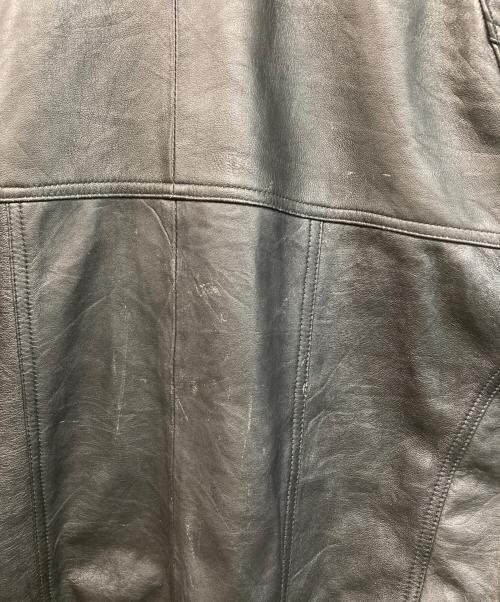 yoused（ユーズド）yoused (ユーズド) Leather Drivers Jacket(レザードライバーズジャケット) ブラック サイズ:不明の古着・服飾アイテム