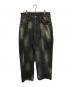 ANCELLM（アンセルム）の古着「AGING WIDE DENIM PANTS(エイジング ワイド デニム パンツ) 日本製」｜ブラック
