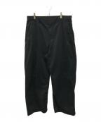 ANCELLM×WISMアンセルム×ウィズム）の古着「WIDE CHINO PANTS(ワイド チノ パンツ) 日本製」｜ブラック