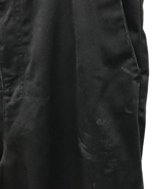 ANCELLM（アンセルム）ANCELLM (アンセルム) WISM (ウィズム) WIDE CHINO PANTS(ワイド チノ パンツ) 日本製 ブラック サイズ:SIZE 3の古着・服飾アイテム