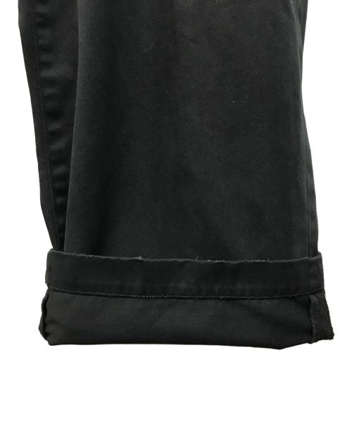 ANCELLM（アンセルム）ANCELLM (アンセルム) WISM (ウィズム) WIDE CHINO PANTS(ワイド チノ パンツ) 日本製 ブラック サイズ:SIZE 3の古着・服飾アイテム