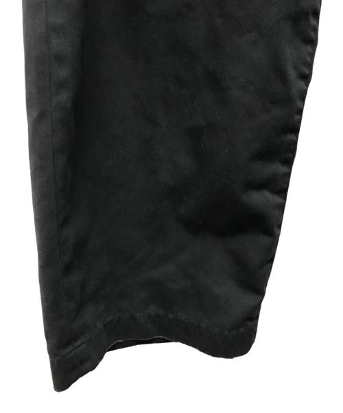 ANCELLM（アンセルム）ANCELLM (アンセルム) WISM (ウィズム) WIDE CHINO PANTS(ワイド チノ パンツ) 日本製 ブラック サイズ:SIZE 3の古着・服飾アイテム