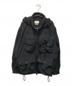 YOKEヨーク）の古着「MULTI POCKETS UTILITY BLOUSON(マルチ ポケット ユーティリティ ブルゾン)」｜ブラック