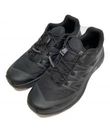 SALOMON（サロモン）の古着「トレイルランニングスニーカー　XT-EVR　エックスティー イーヴィーアール」｜ブラック