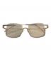 GUCCI (グッチ) スクエアサングラス ゴールド サイズ:54☐21-140：25000円