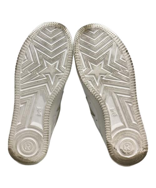 A BATHING APE（アベイシングエイプ）A BATHING APE (アベイシングエイプ) ABC CAMO BAPE STA ホワイト サイズ:SIZE 28cmの古着・服飾アイテム