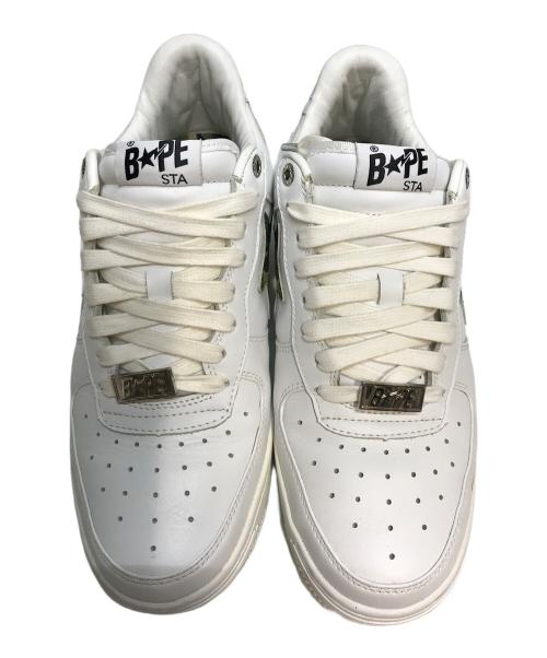 A BATHING APE（アベイシングエイプ）A BATHING APE (アベイシングエイプ) ABC CAMO BAPE STA ホワイト サイズ:SIZE 28cmの古着・服飾アイテム