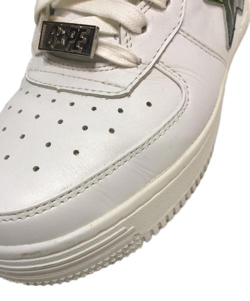 A BATHING APE（アベイシングエイプ）A BATHING APE (アベイシングエイプ) ABC CAMO BAPE STA ホワイト サイズ:SIZE 28cmの古着・服飾アイテム