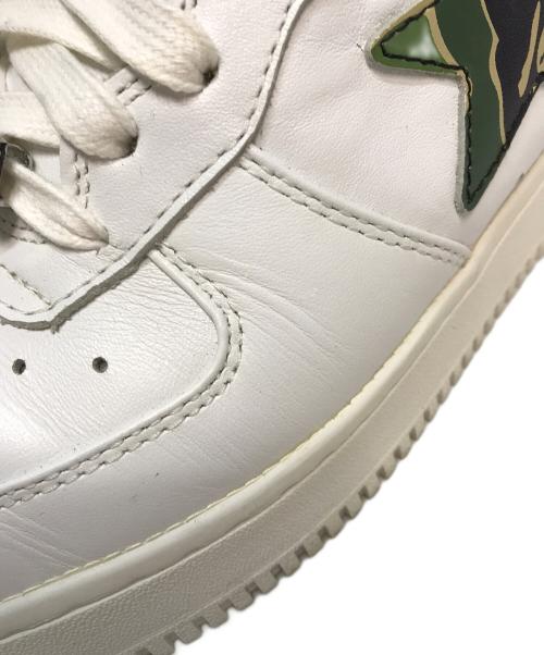 A BATHING APE（アベイシングエイプ）A BATHING APE (アベイシングエイプ) ABC CAMO BAPE STA ホワイト サイズ:SIZE 28cmの古着・服飾アイテム