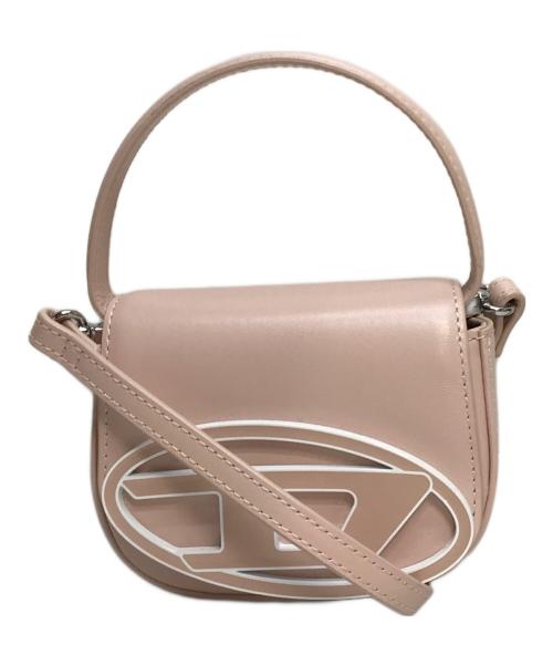 DIESEL（ディーゼル）DIESEL (ディーゼル) 1DR XS-Iconic mini bag ピンクの古着・服飾アイテム