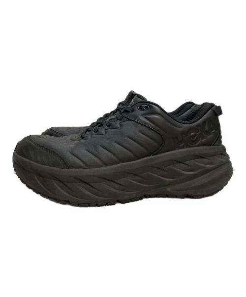 HOKAONEONE（ホカオネオネ）HOKAONEONE (ホカオネオネ) BONDI SR BBLC ワークシューズ ブラック サイズ:US9.5の古着・服飾アイテム