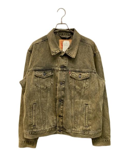 LEVI'S（リーバイス）LEVI'S (リーバイス) TYPE III トラッカージャケット Gジャンヴィンテージ加工 デニムジャケット ブラック×イエロー サイズ:SIZE XL 未使用品の古着・服飾アイテム