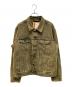 LEVI'S（リーバイス）の古着「TYPE III トラッカージャケット Gジャンヴィンテージ加工 デニムジャケット」｜ブラック×イエロー