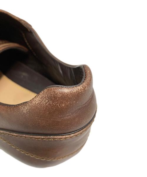 LOUIS VUITTON（ルイ ヴィトン）LOUIS VUITTON (ルイ ヴィトン) レザースニーカー サッカーシューズ型 ブラウン サイズ:SIZE 8の古着・服飾アイテム