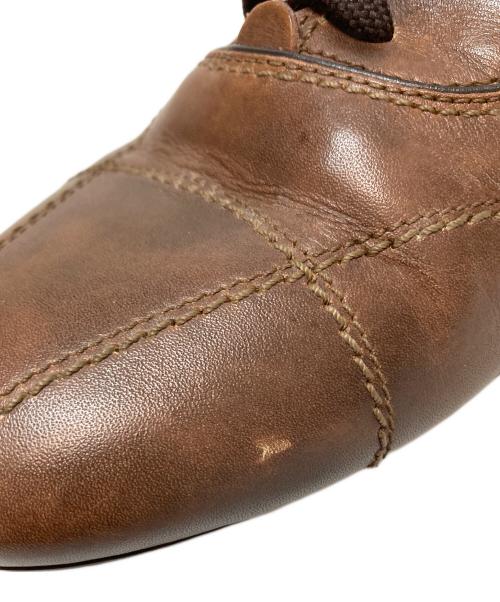 LOUIS VUITTON（ルイ ヴィトン）LOUIS VUITTON (ルイ ヴィトン) レザースニーカー サッカーシューズ型 ブラウン サイズ:SIZE 8の古着・服飾アイテム