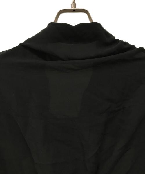 YOHJI YAMAMOTO（ヨウジヤマモト）YOHJI YAMAMOTO (ヨウジヤマモト) デザインワンピース ブラック サイズ:SIZE 2の古着・服飾アイテム