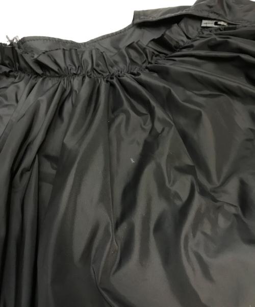 YOHJI YAMAMOTO（ヨウジヤマモト）YOHJI YAMAMOTO (ヨウジヤマモト) Ny TAFFETA PANELED GATHER SKIRT（ナイロン・タフタ・パネルド・ギャザー・スカート） ブラック サイズ:SIZE 1の古着・服飾アイテム