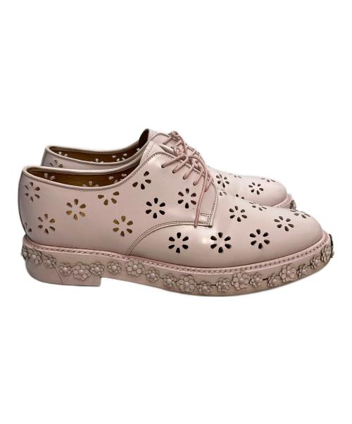 CHURCH'S（チャーチ）CHURCH'S (チャーチ) noir kei ninomiya (ノワール ケイ ニノミヤ) SHANNON21 カットワークレザーシューズ ピンク サイズ:39の古着・服飾アイテム