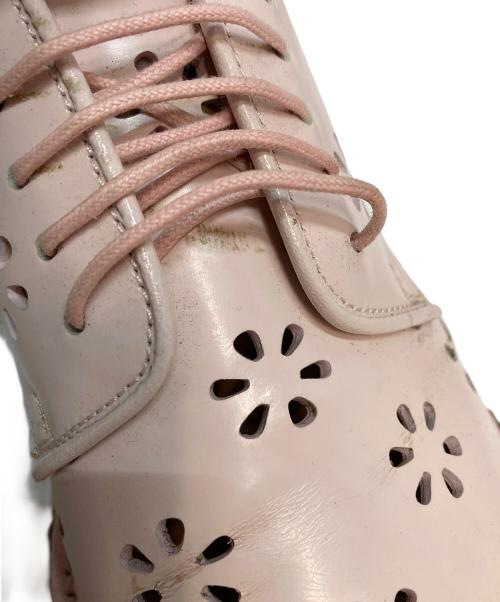 CHURCH'S（チャーチ）CHURCH'S (チャーチ) noir kei ninomiya (ノワール ケイ ニノミヤ) SHANNON21 カットワークレザーシューズ ピンク サイズ:39の古着・服飾アイテム