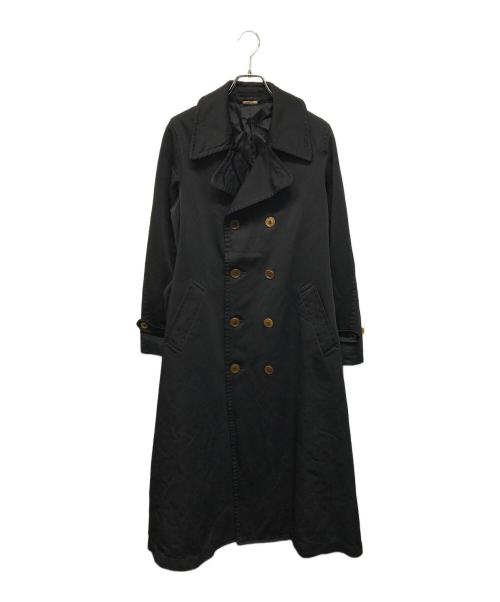 COMME des GARCONS（コムデギャルソン）COMME des GARCONS (コムデギャルソン) ポリエステル縮絨フレアオーバーコート 17AW シルエットの未来期 ブラック サイズ:SIZE Sの古着・服飾アイテム