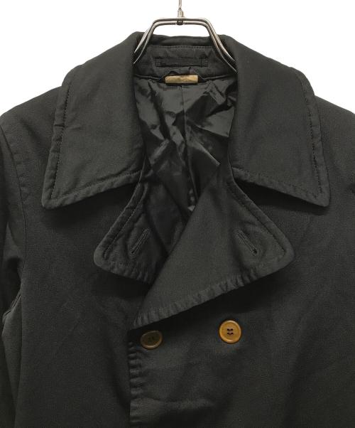 COMME des GARCONS（コムデギャルソン）COMME des GARCONS (コムデギャルソン) ポリエステル縮絨フレアオーバーコート 17AW シルエットの未来期 ブラック サイズ:SIZE Sの古着・服飾アイテム