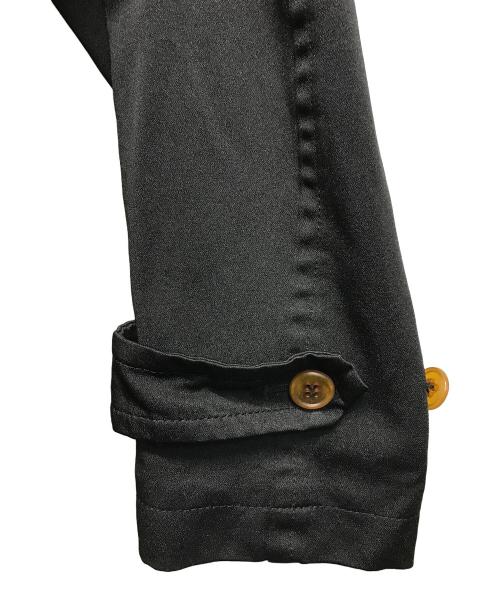COMME des GARCONS（コムデギャルソン）COMME des GARCONS (コムデギャルソン) ポリエステル縮絨フレアオーバーコート 17AW シルエットの未来期 ブラック サイズ:SIZE Sの古着・服飾アイテム