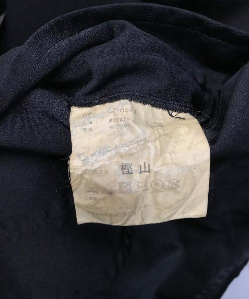 COMME des GARCONS（コムデギャルソン）COMME des GARCONS (コムデギャルソン) ポリエステル縮絨フレアオーバーコート 17AW シルエットの未来期 ブラック サイズ:SIZE Sの古着・服飾アイテム